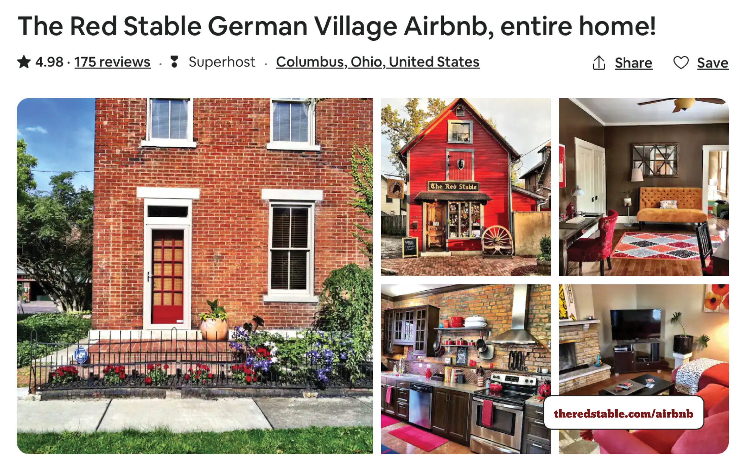 Airbnb | The Red Stable, German Village Souvenirs & Gifts!